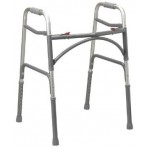 Double Button Extra-Wide Adult Folding Walker (Bariatric)