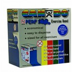 Cando No Latex Exercise Band Black X-Heavy 100yd Dspnsr Box