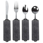 Built-Up Soft Handle Utensil Set/4