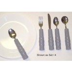 Weighted Utensils Set/3 Teaspoon Fork & Knife