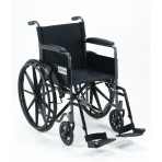 Wheelchair 18 w/Fixed Full Arms & Swingaway Det Footrests