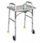 Universal Walker Tray with Cup Holder Grey Drive
