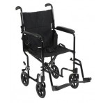 Wheelchair Transport Lightweight Silver 19