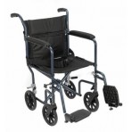 Wheelchair Transport Lightweight Blue 17