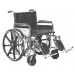 Bariatric Wheelchair Rem Desk w/SF & Adj. Height Arms 20