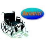 Bariatric Wheelchair Rem Full & Adj Height Arms 20 Wide