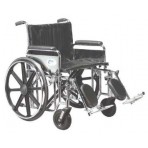 Bariatric Wheelchair Rem Full Arms 22 Wide w/ ELR