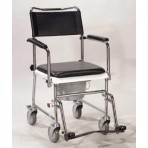 Wheelchair - Transport With Comm Open Drop-Arm Assembled