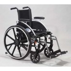 Wheelchair Ltwt Dlx w/ SF w/Flip-Back Rem Full Arms 18
