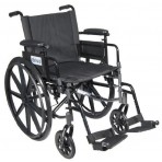 Wheelchair Ltwt K-4 Flip-Back Adj Desk Arms w/ELR's 20