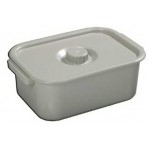 Commode Pail Bariatric Gray