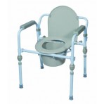 Commode Folding Steel Retail Packaged