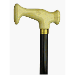 Cane Alum Black/Ivory Handle Cane