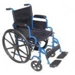 Blue Streak 18 Single Axle WC w/Flip-Back Desk Arms & SF