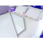 W.P. Sngle Sided Flan/Rubber Sheet Back Twin 36 x36