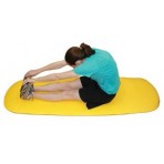 Cushioned Exercise Mat Black 26 x 72 x 0.6