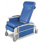 Drop-Arm Convalescent Recliner w/Tray