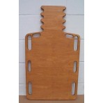 Wood Short Spine Backboard W/ Pinned Hole 32 L x 16 W