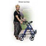 D-Lite Rollator Aluminum Blue With Loop Brakes T/F