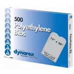 Disposable Polyethylene Bibs W/Crumb Pocket 15 x20 Bx/500
