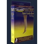 Anti-Em C/T Thigh Stocking Black Large Regular 18 mmHg