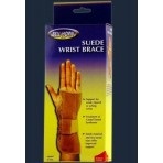 Wrist Brace w/Metal Stays Suede Right Large