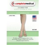Anti-Embolism Stockings Medium 15-20mmHg Below Knee ClsdToe