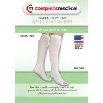 Anti-Embolism Stockings Md/Lng 15-20mmHg Below Knee Open Toe