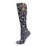 Complete Med Fashion Line Socks 8-15mmHg Grey Leopard