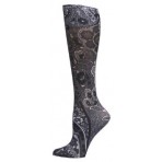 Complete Med Fashion Line (pr) New Black Paisley 8-15 mmHg