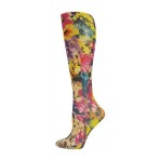 Complete Med Fashion Line Socks 8-15mmHg Leopard Flowers