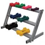 3-Shelf Dumbell Floor Rack