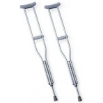 Crutches Alum Adjustable (pr) Tall Adult Medline