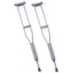 Crutches Alum Adjustable (pr) Med Adult Medline