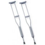 Crutches Alum Adjustable (pr) Med Adult Medline
