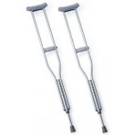 Crutches Alum Adjustable (pr) Youth Medline