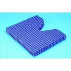 Coccyx Wheelchair Cushion Foam Plaid 16 x 18 x 2