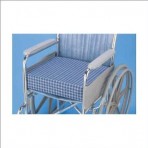 Wheelchair Cushion Dual Foam Std & Memory 16 x18 x4 Plaid