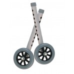 5" Walker Wheels with Two Sets of Rear Glides for Use with Universal Walker