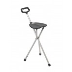 Silver Folding Lightweight Cane Seat