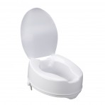 Raised Toilet Seat with Lock and Lid