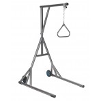 Heavy Duty Silver Vein Trapeze with Base and Wheels