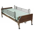 Semi Electric Bed with Full Rails and Innerspring Mattress