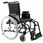 Cougar Ultra Lightweight Rehab Wheelchair with Detachable Adjustable Desk Arms and Swing Away Footrest