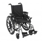 Viper Wheelchair with Flip Back Removable Desk Arms and Swing Away Footrest