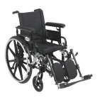 Viper Plus GT Wheelchair with Flip Back Removable Adjustable Full Arm and Elevating Leg Rest