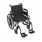 Viper Plus GT Wheelchair with Flip Back Removable Adjustable Desk Arm and Swing Away Footrest