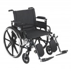 Viper Plus GT Wheelchair with Flip Back Removable Adjustable Desk Arm and Elevating Leg Rest