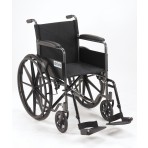 Silver Sport 1 Wheelchair with Full Arms and Swing away Removable Footrest