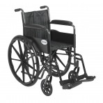 Silver Sport 2 Wheelchair with Swing Away Footrest